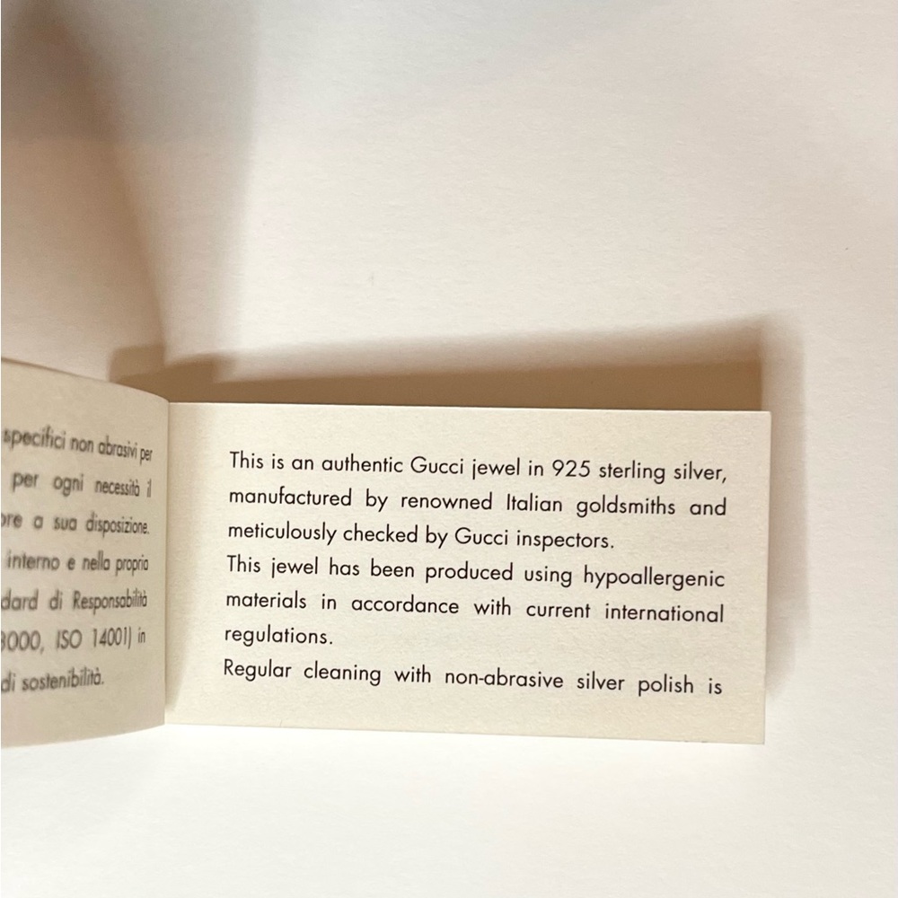 Authentic Women’s Interlocking G sterling silver Gucci necklace - Picture 12 of 14